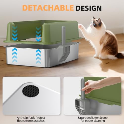 WoofiGo Litter Box in X-Large, 2 - Green (Pack of 1)