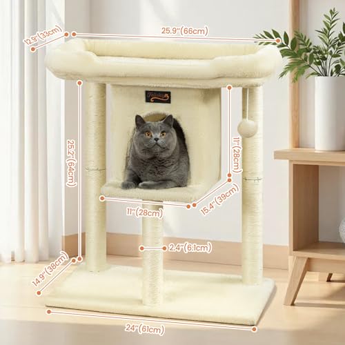 Feliskyn Pet Activity Structure in 28 Inches, Beige