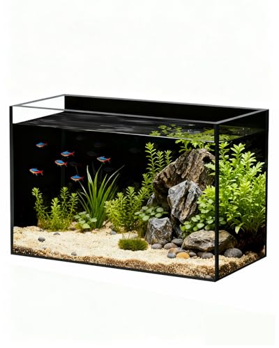 minilake Vivarium in 5 Gallon, Black