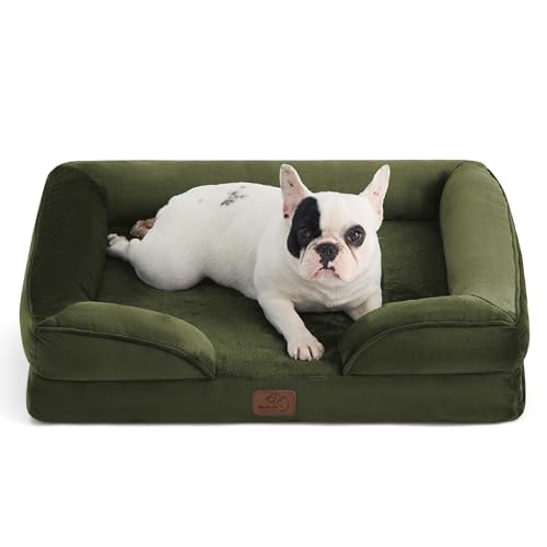 Bedsure Pet Bed Mat in 28"l X 23"w X 6.5"th, Moss Green