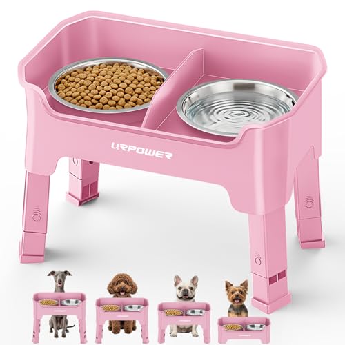 URPOWER Pet Feeder in Small, Pink