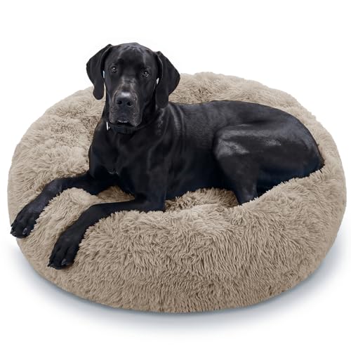 JOLLYVOGUE Pet Bed Mat in 45", Cream Brown