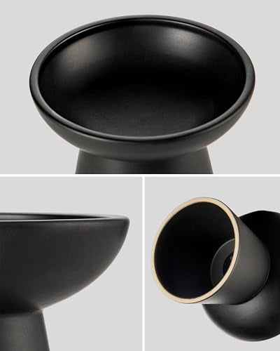 vancasso Pet Feeder in Black