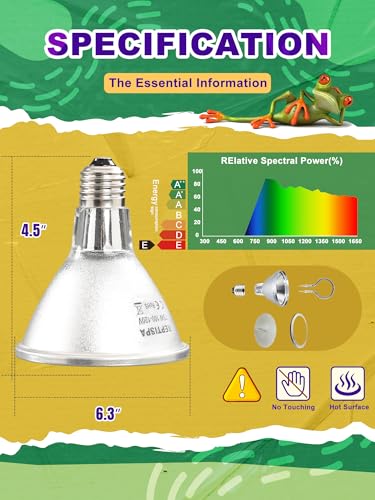 Reptispa Light Bulb in Silver