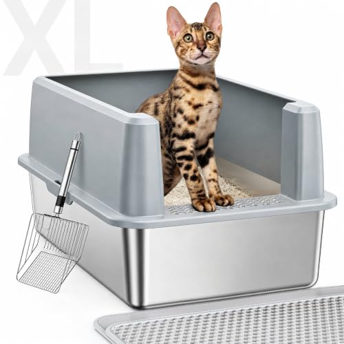WoofiGo Litter Box in XL Extra Large, 22- Gray (Pack of 1)