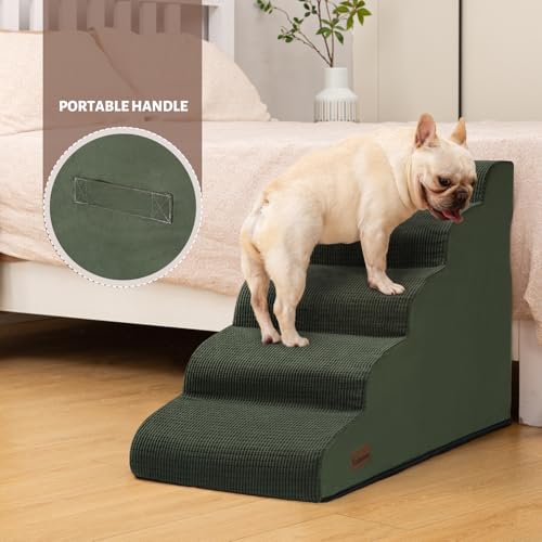 aodisman Animal Stair in Standard 5-Step 22.2"H, Green