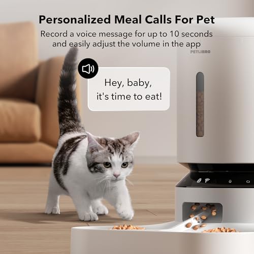 PETLIBRO Pet Feeder in Dual Tray with WiFi, White