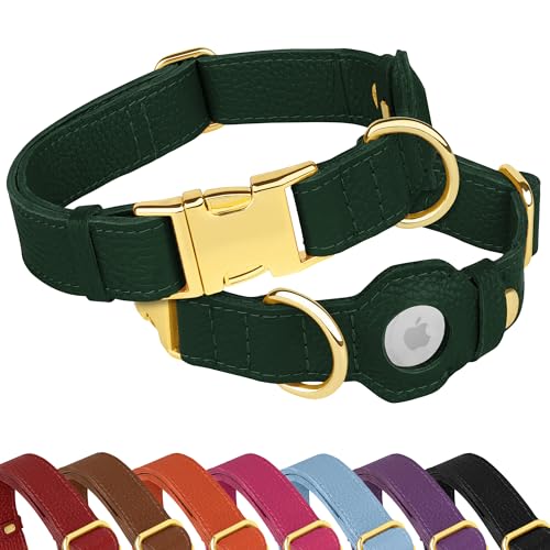 BUDKAS Animal Collar in XS, 9"-12" Neck Fit, Green