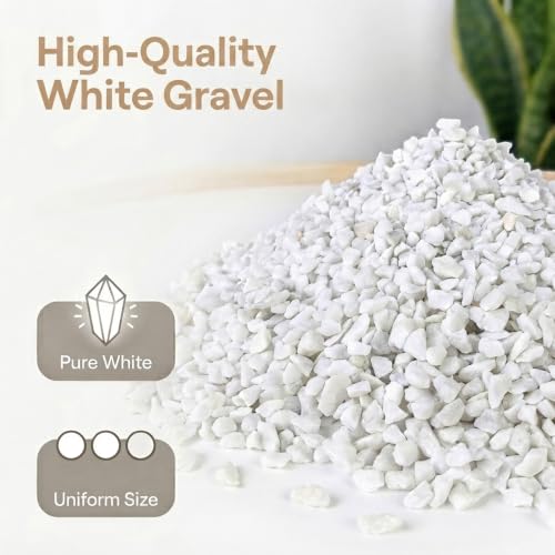 HappyFiller Outdoor Living in 6-9 mm, White/0.3 In