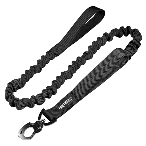 ONETIGRIS Leash in 85cm-118cm/33.5in-46.5in, Black