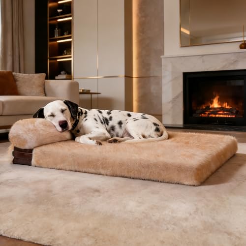 Dogpals Pet Bed Mat in 34''L*22''W*3''Th, Khaki