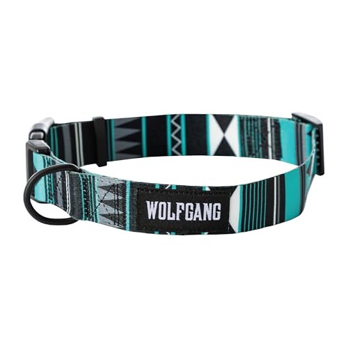 Wolfgang Man & Beast Animal Collar in Small (5/8 Inch x 8-12 Inch), WesternSky Print