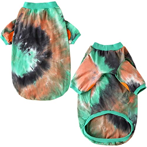PriPre Pet Apparel in Large, Green Orange