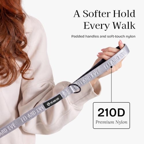 Fei and Eve Leash in 4FT, Twilight Gray