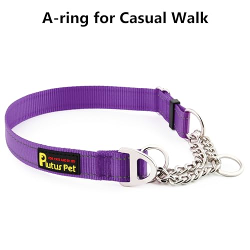 PLUTUS PET Animal Collar in Small, Purple
