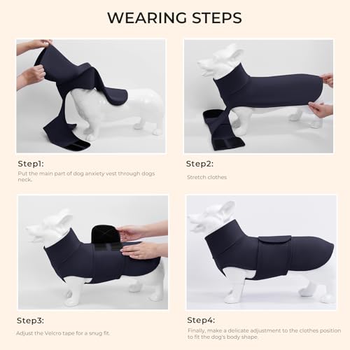 Haloumoning Pet Apparel in X-Small, Navy Blue