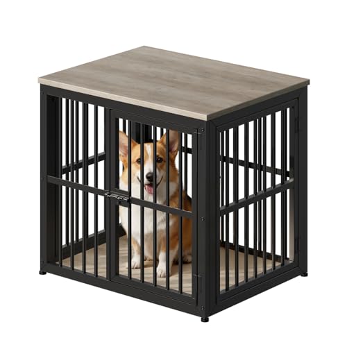 Lyromix Animal Cage in 26.9"L x 20.9"W x 24.0"H, Ancient gray