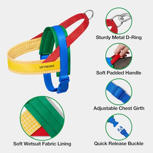 VETRESKA Animal Harness in XS(Chest: 16.9"-22"), Chroma Yellow