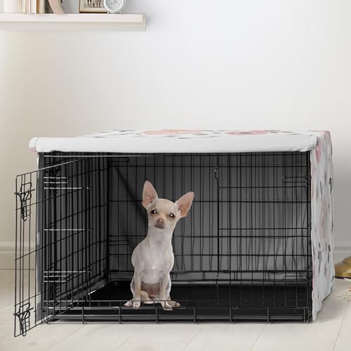 Sweet Jojo Designs Animal Cage in 24in. x 18.5in. x 20in., Pink and Grey Watercolor
