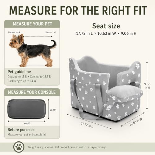 Cullaby Pet Seat in Small, Grey