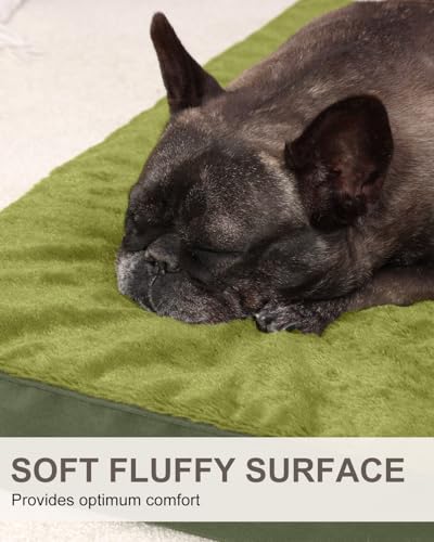 KSIIA Pet Bed Mat in 23.0"L x 17.0"W x 3.0"Th, Green