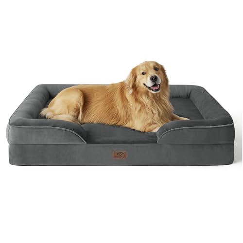 Bedsure Pet Bed Mat in 48"l X 35"w X 8"th, Dark Grey