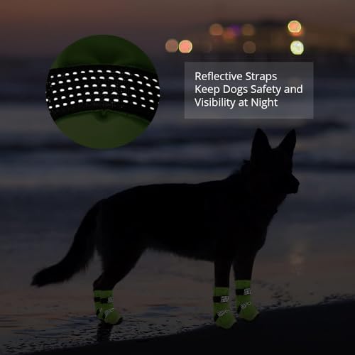 MUSIMC Paw Hoof Protector in Size 7: 2.75''x2.55''(L*W), Black Red Green