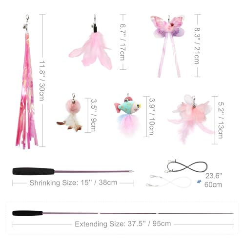 SONGWAY Pet Toy in 15 inches, Pink