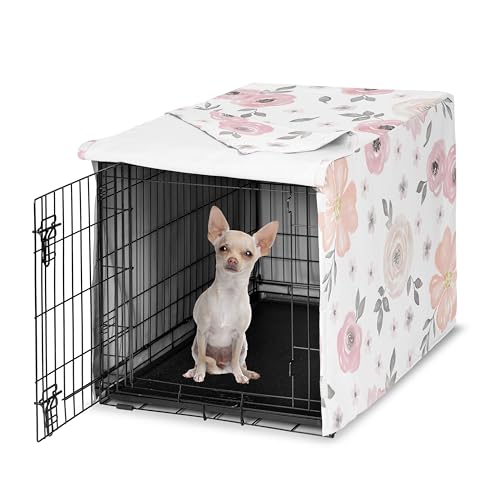 Sweet Jojo Designs Animal Cage in 24in. x 18.5in. x 20in., Pink and Grey Watercolor