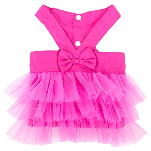 apott Pet Apparel in Small, Rose Red