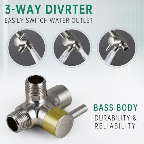 V-Frankness Showerhead in 78 Inches Hose, Brushed Nickel