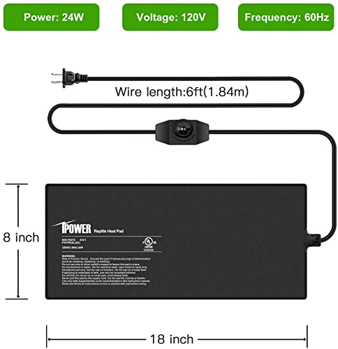 iPower Pet Supplies in 8" X 18", Black-2 Pack