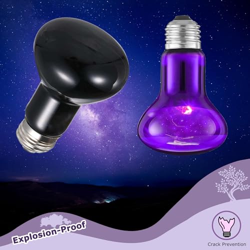 HARTOMPET Light Bulb in 60W - 2.5", Purple