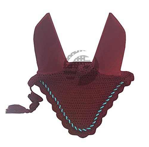 RIDING GEARS Pet Pest Control in SMALL / PONY, BURGUNDY / MAROON