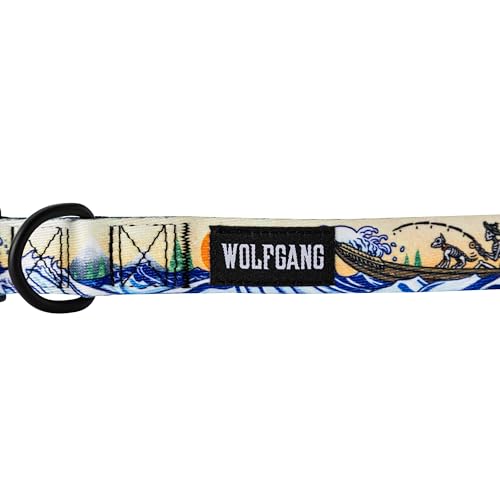 Wolfgang Man & Beast Animal Collar in Small (5/8 Inch x 8-12 Inch), MountainWave Print