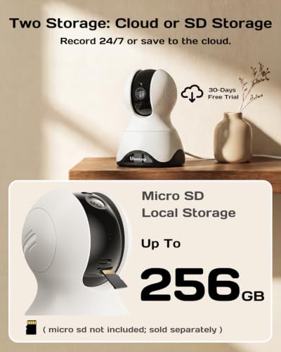 VIMTAG Security Camera in 1 Count (Pack of 1), Black&White