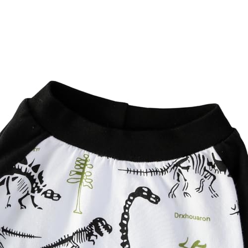 PriPre Pet Apparel in XX-Large, Black Dinosaur