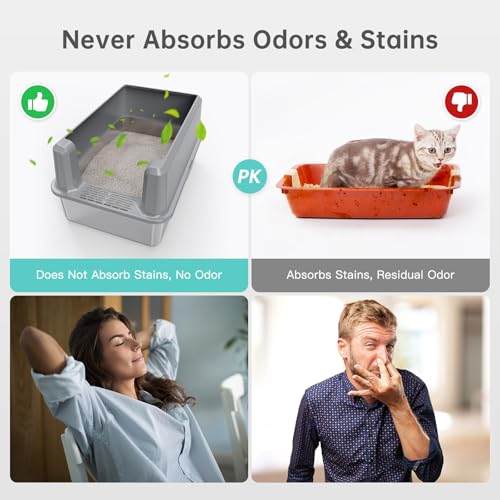 WoofiGo Litter Box in X-Large, SH-Light Gray