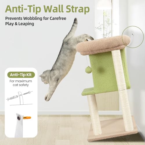 Feliskyn Pet Activity Structure in 28 Inches, Green