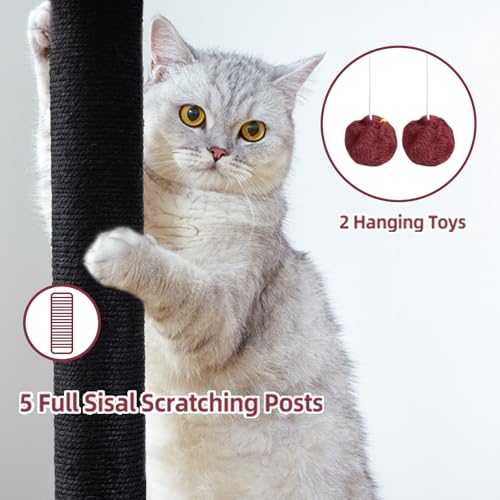 Feliskyn Pet Activity Structure in 28 Inches, Black