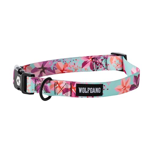 Wolfgang Man & Beast Animal Collar in Small (5/8 Inch x 8-12 Inch), DigiFloral Print