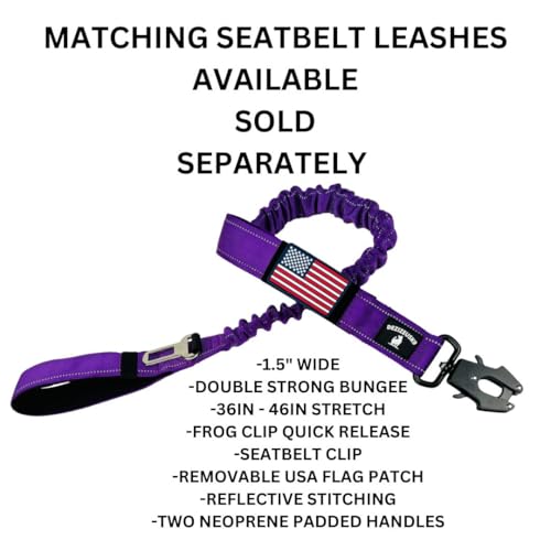 DEZIZEUSK9 Animal Collar in 16-25 INCH, PURPLE-COBVEL2