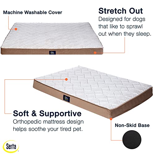 Serta Pet Bed Mat in Large, Desert Sand