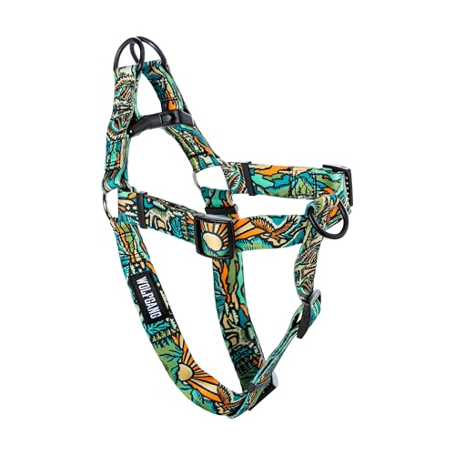 Wolfgang Man & Beast Animal Harness in Small (5/8 Inch x 12-18 Inch), WildWolf Print