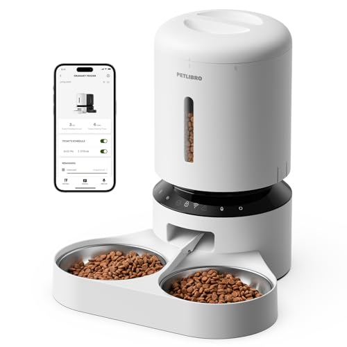 PETLIBRO Pet Feeder in Dual Tray with WiFi, White