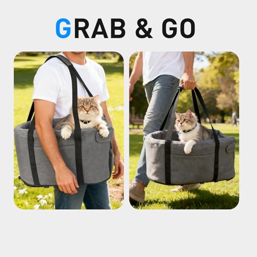 BJOP Pet Seat in Small, Grey