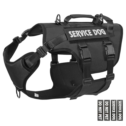 Jane Shine Animal Harness in S(Neck:14-18",Chest:17-24"), Black