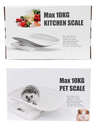 DWSFADA Weigh Scale in 11.42x7.09x1.57 Inch (Pack of 1), 22 lb Scale