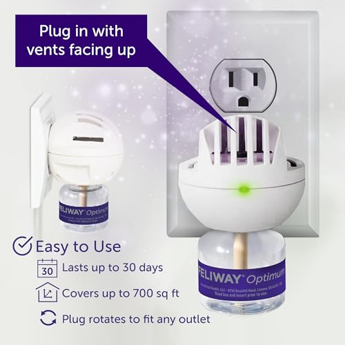 FELIWAY Aroma Diffuser in 2 Pack, Translucent