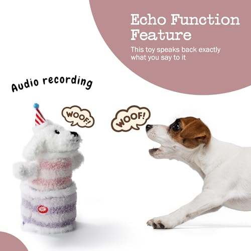 Fuzzwoof Pet Toy in White